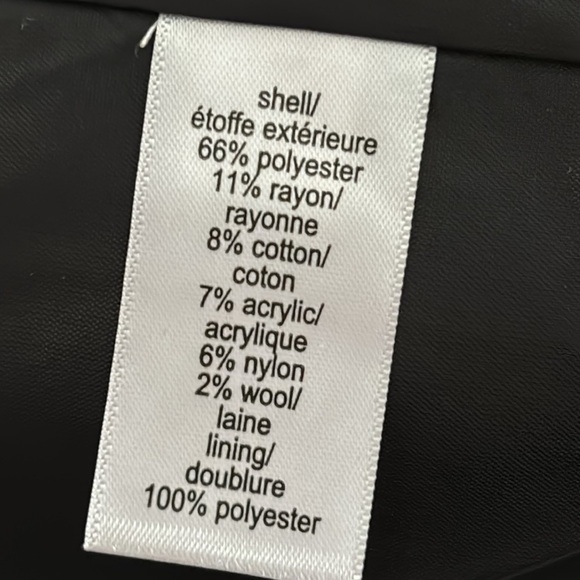 Womens Plus Size Maurice’s PeaCoat, 3X, Houndstooth - Picture 9 of 10